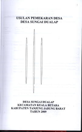 PEMEKARAN DESA SUNGAI DUALAP