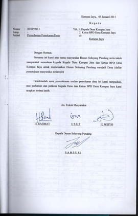 PEMEKARAN DESA KEMPAS JAYA